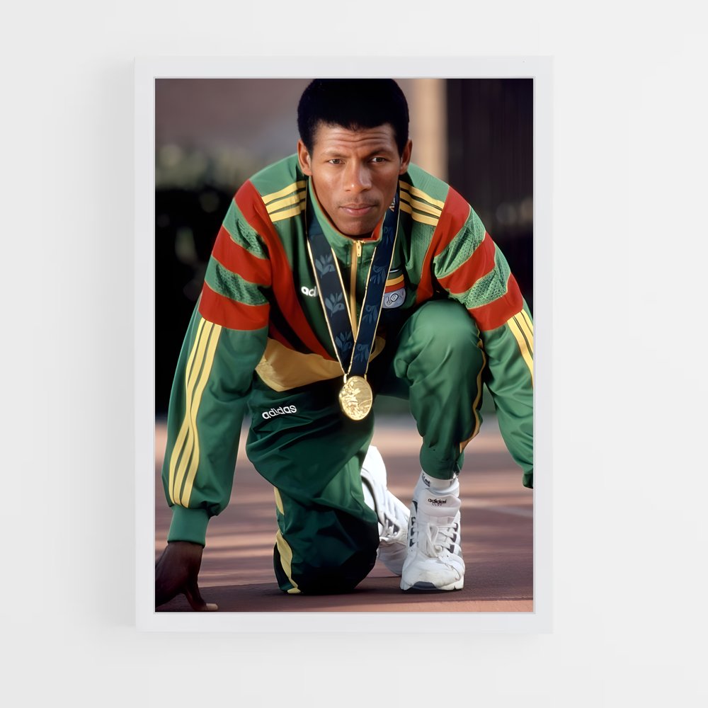 Poster L'Héritage d'Hakim – affiche Athlétisme (vue 3)